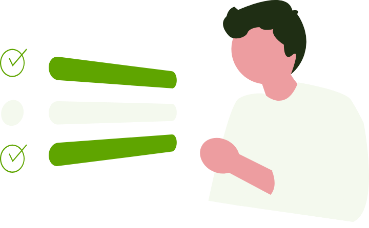 転職サイトを比較して選ぶイラスト
