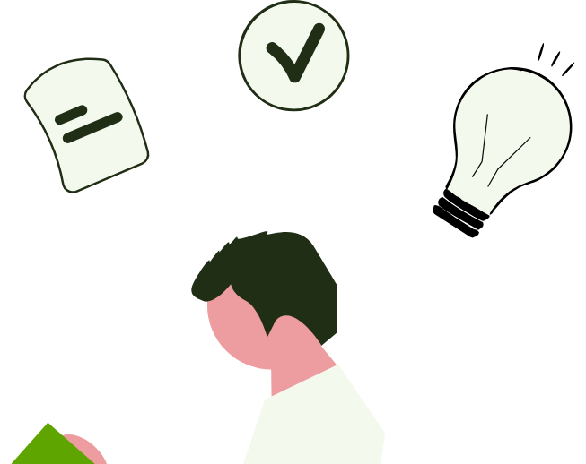 プログラミングを学習するイラスト